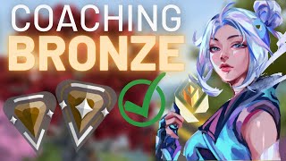 I Coached a BRONZE Jett to BUILD His CONFIDENCE (Valorant Coaching)