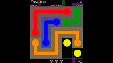 Flow Free Regular Pack 5x5 Level 12