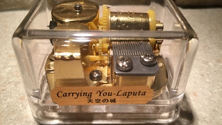 Very neat music box that plays the Carrying You sound track melody ...
