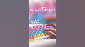 Keyboard ASMR Ranking Part 2 #asmr #ai #keyboard #new #viral #satisfying #click #clack #effects