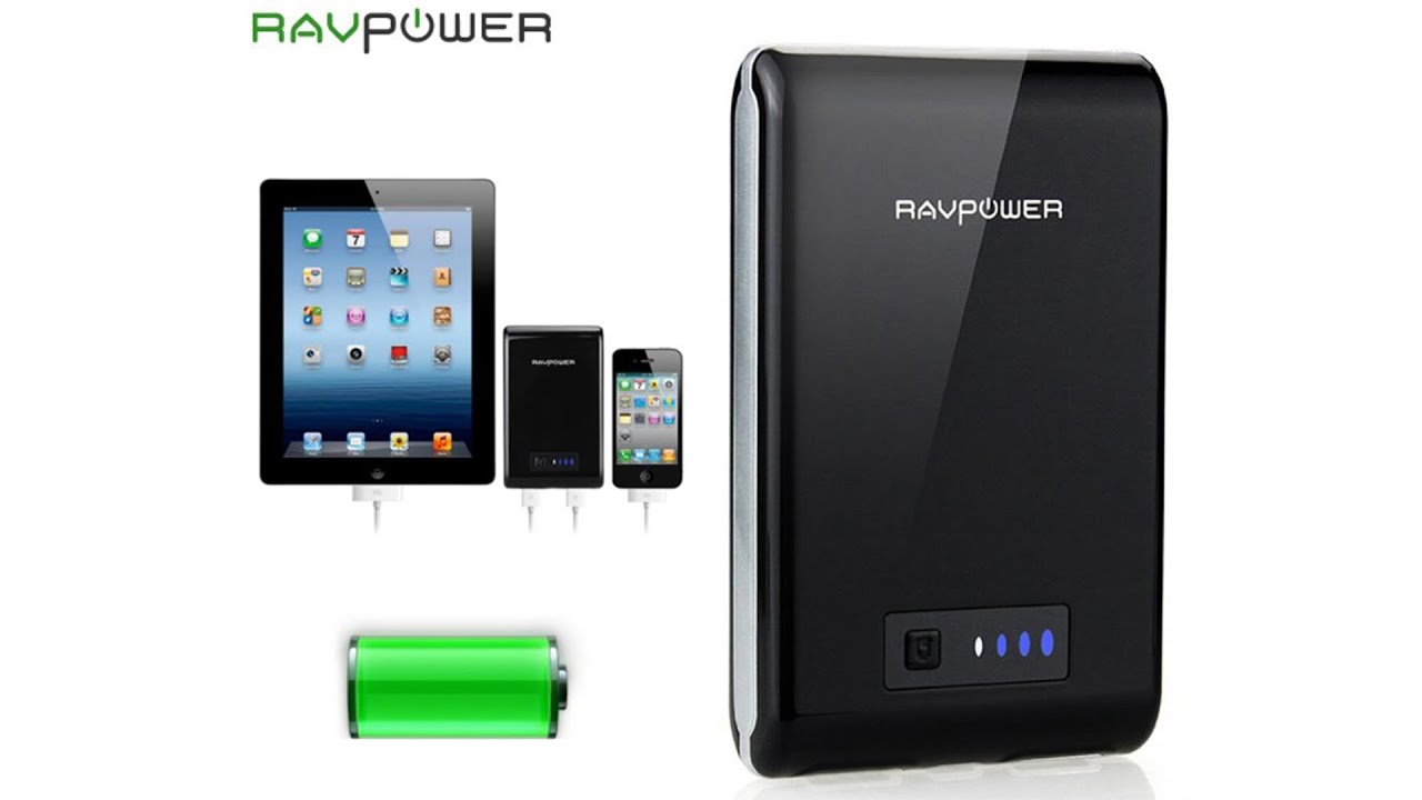 RAVPower Power Bank RP-PB07 10400 mAh | Dynamo ON-THE-GO - YouTube