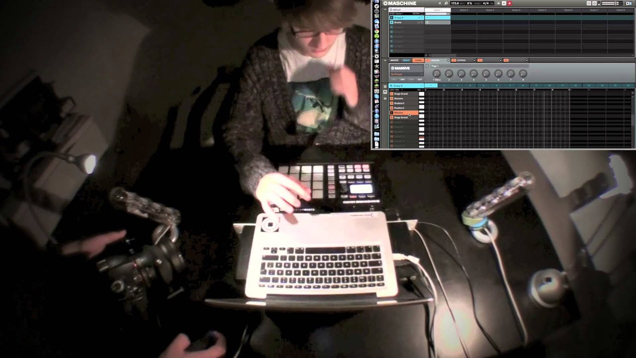 Jaanis - Live DnB Jam (Maschine Mikro)