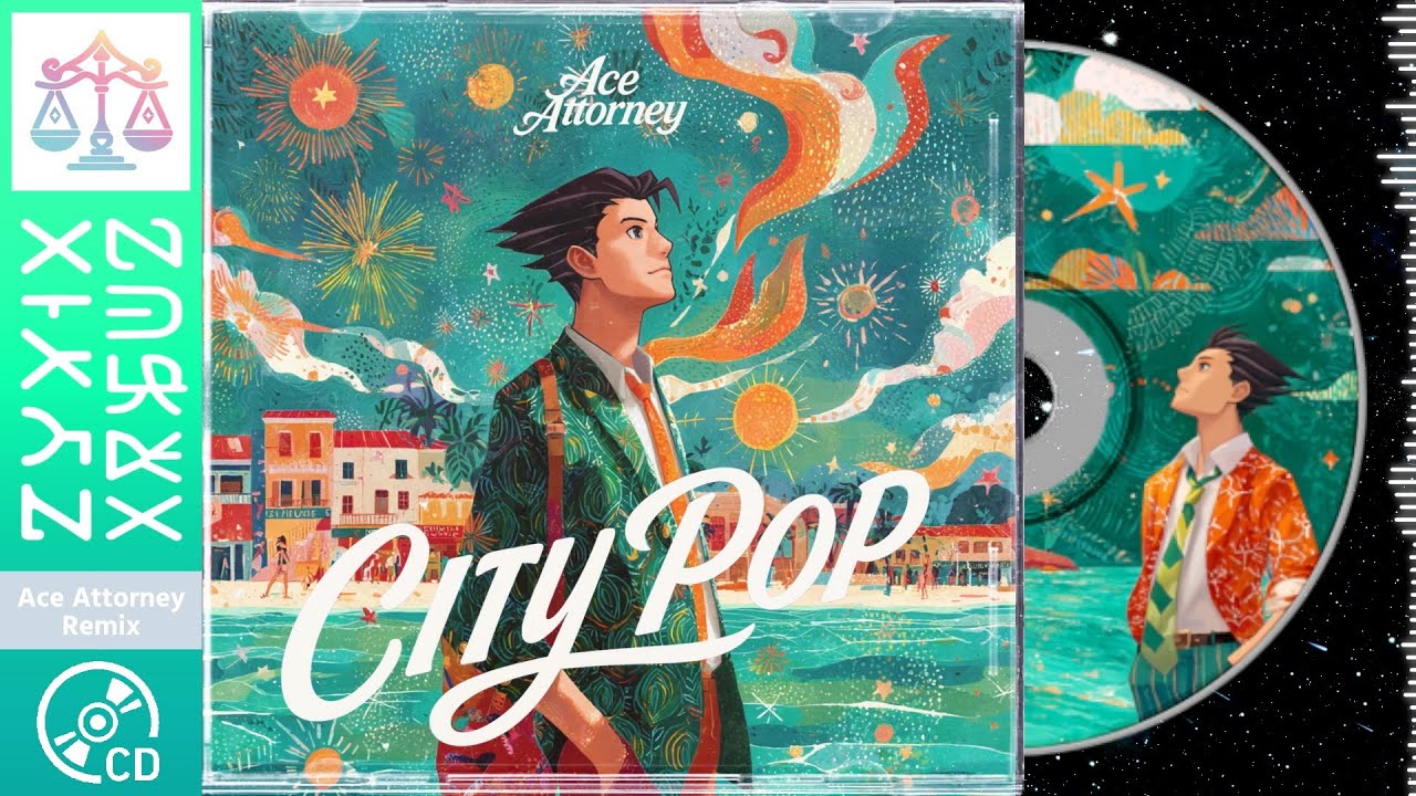 逆転裁判 BGM シティポップ アレンジ｜Ace Attorney BGM City Pop Remix