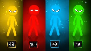 1234 Stickman Player Tournament - Minigames - Stickman Games 2026 screenshot 4