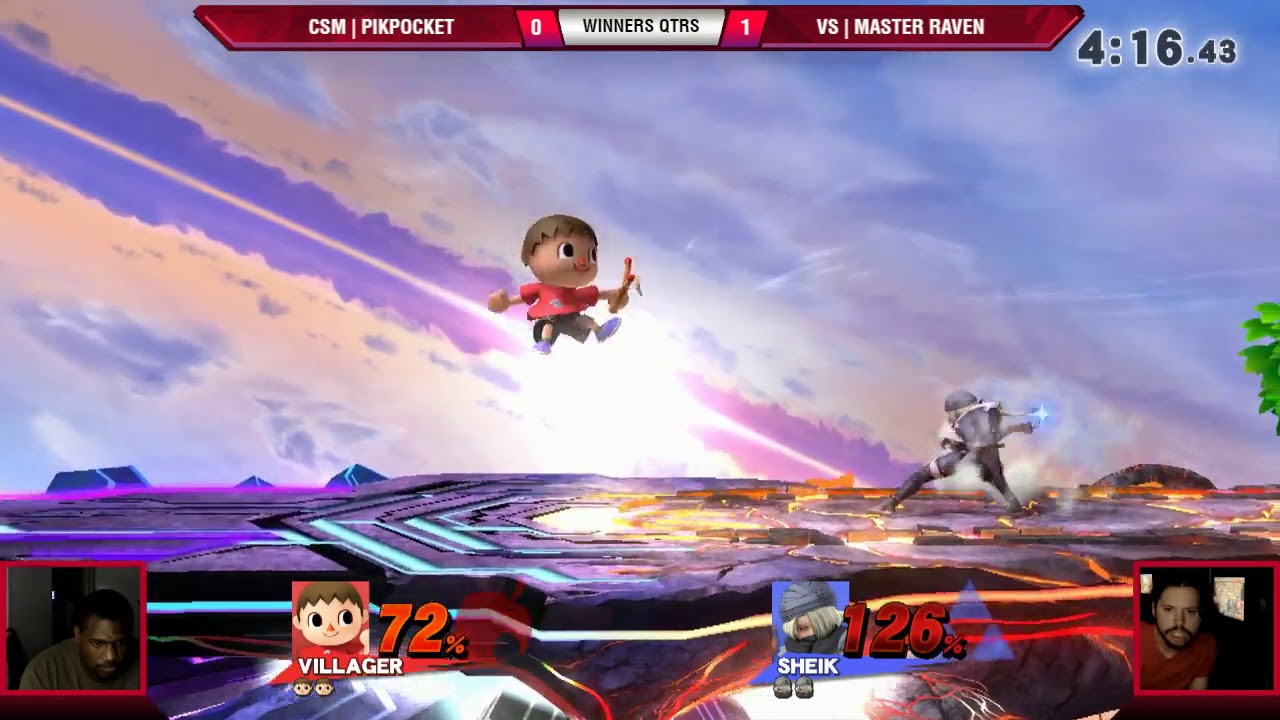 VS Weekly 6/7/18 - Winners Qtrs - CSM | PikPocket (Villager) vs VS|Master Raven (Sheik) - Smash 4