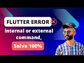 🔧 How to Fix 'is not recognized as an internal or external command' Error