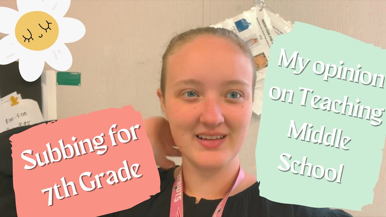 Day in My Life as a Substitute Teacher || My First Day in Middle School
