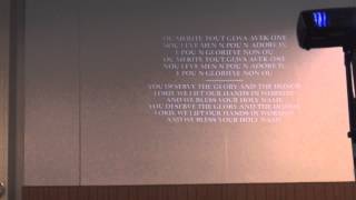 You deserve the glory/Ou merite tout glwa-NY Convention 2014