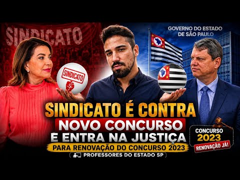 Professores de SP: Sindicato é contra novo concurso e defende o certame de 2023 na justiça