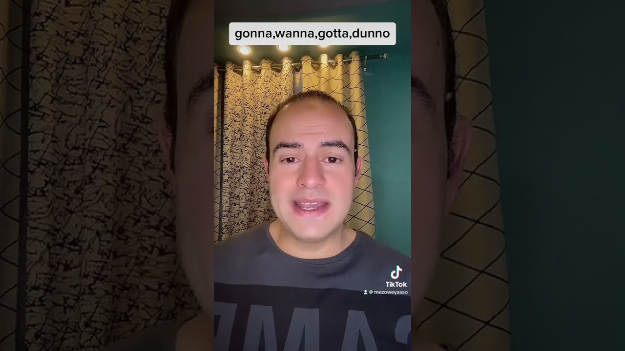 اصل gonna,wanna,gotta,dunno@ZAmericanEnglish @DroosOnline4u #explore #english
