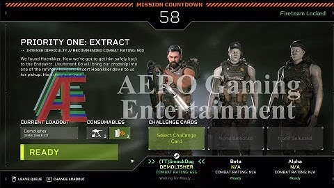 Aliens: FireTeam Elite: Priority One: Extract (Demo Kit) - Solo / Intense Difficulty