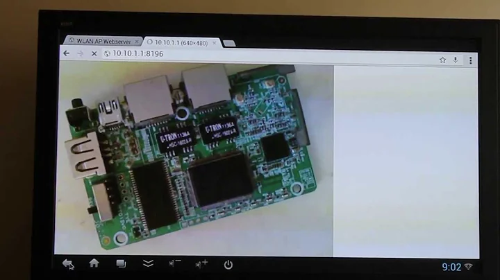 MJPEG (motion jpeg) video stream can be dispalyed on Chrome  Android tablet