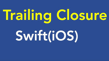 25.3-Another way of Trailing Closure | in iOS Swift | iPhone | iPad
