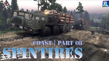 Spintires | Coast Map Complete | Single Player Gameplay HD | Part 08