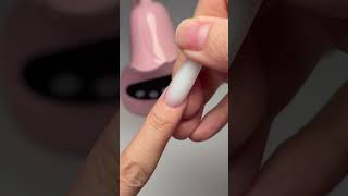 Nail extensions have never been this quick and easy with sandwich dual forms and builder gel ✨