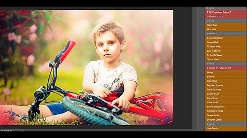 How to install actions and brushes into Photoshop