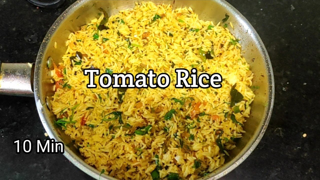 टोमेटो राइस ll tomato rice sirf 10 min me ll jhatpat banke tayar tomato