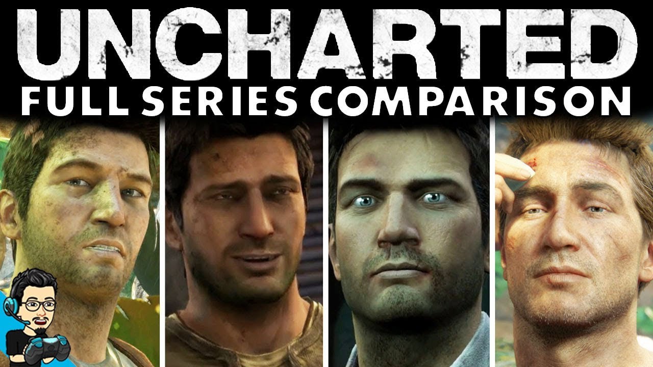 Uncharted 1, 2 & 3 vs. Uncharted 4: A Thief's End - Graphics Comparison 