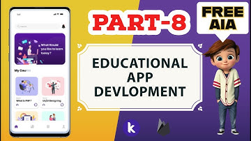 How to Create Educational App in Kodular || Dynamic Pdf book app|| AIA file Part-8