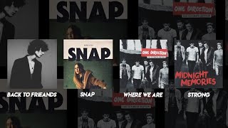 Mashup, Back to friends X Snap X Where we are X Strong. 