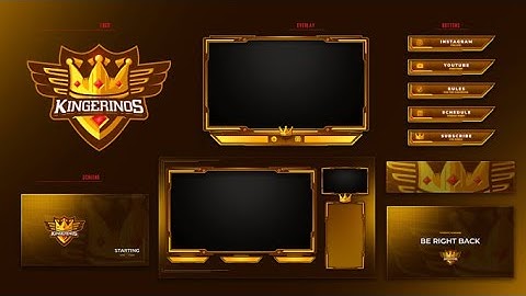 I will design twitch or facebook or youtube overlay and logo for your stream