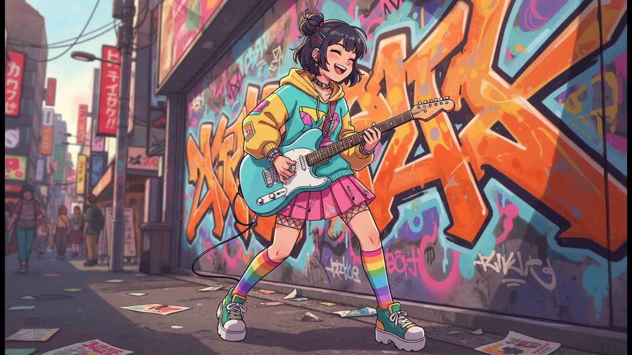 Youthful Anthem | Vibrant Rock J-POP, the energy of creative
