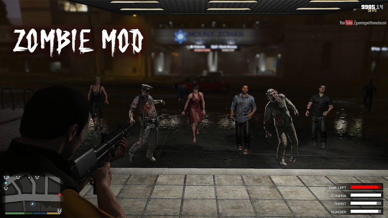 Grand Theft Auto V Zombie Apocalypse Gameplay | Gamingwithmudassir