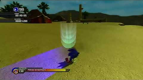 Sonic Unleashed - Arid Sands Act 1 Speed Run