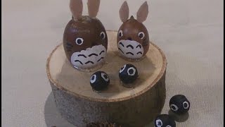 どんぐりでトトロを作りました Youtube