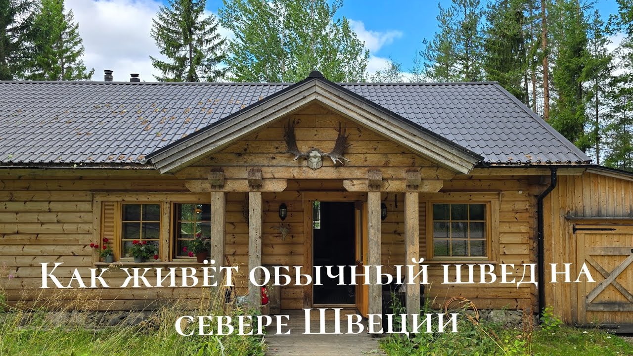 Как живёт обычный швед на севере Швеции: дом, дрова, еда и свобода