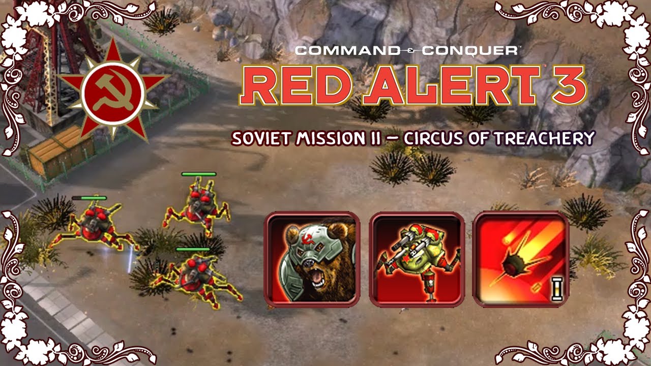 Red Alert 3 Soviet Mission 2 - คณะตลกที่ไม่ยินดีกับดาวตกมรณะ - YouTube