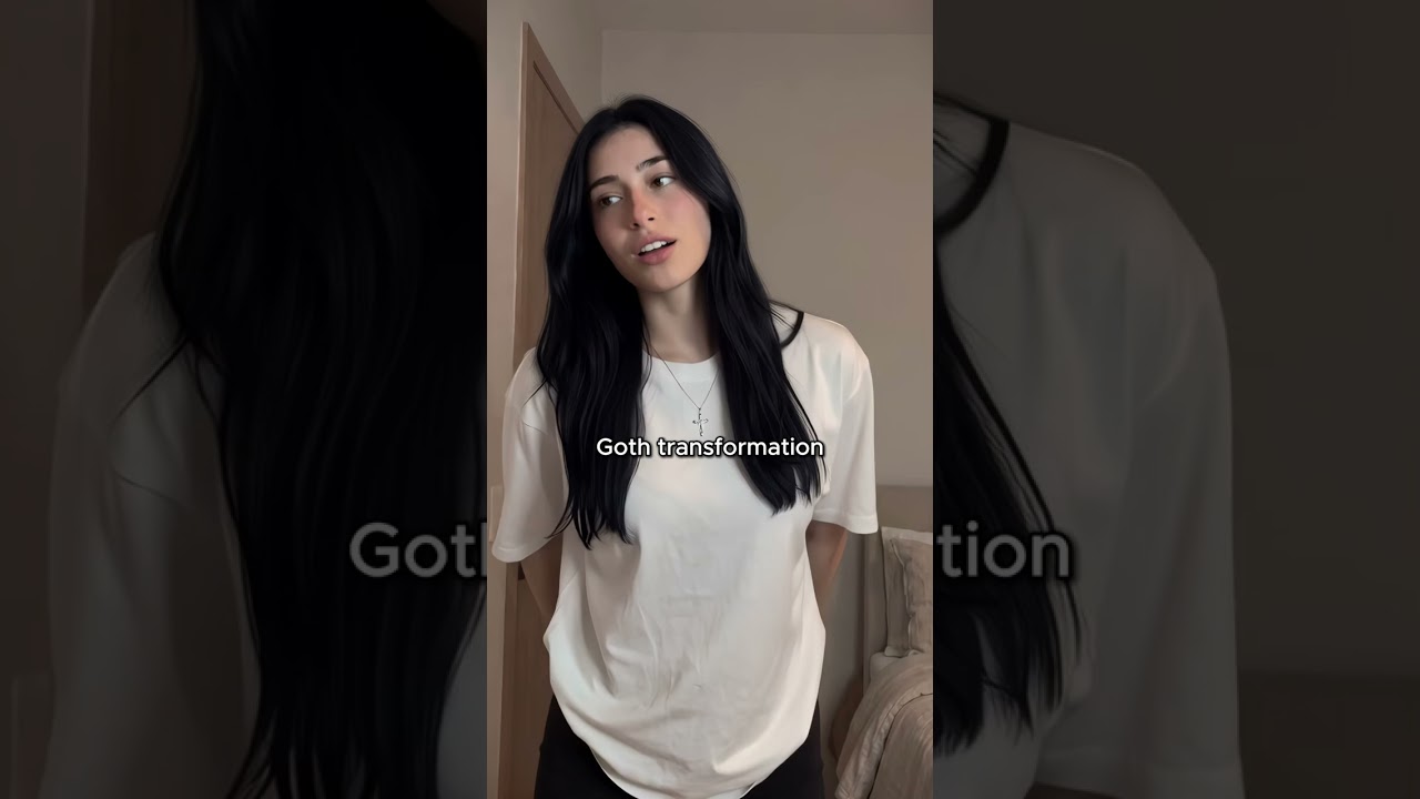 Goth transformation 🖤
