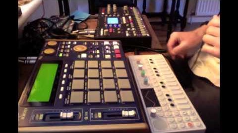 mpc + octatrack + op-1 = live looping session