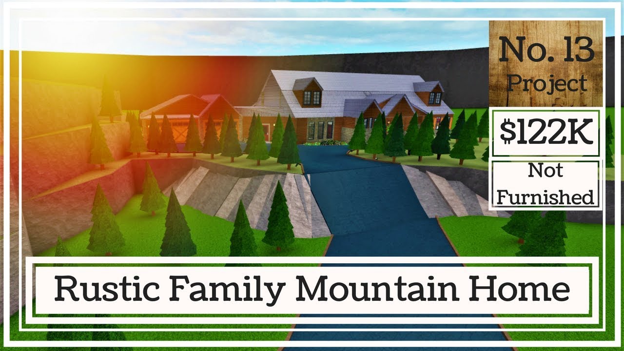 Family House On The Mountain Bloxburg