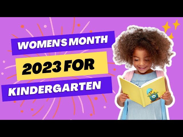 🎉Women's Month 2023 for Kindergarten: Stories & Women's History Month songs for kindergarten 👩🏽‍🚀