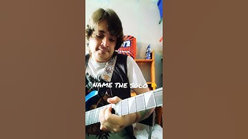 NAME THE GUITAR SOLO! Comment Below! #shorts (Jackson Dinky, NUX Cerberus, NUX Solid Studio)