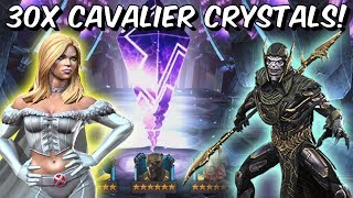 30X 6 Star Cavalier Crystal Opening - Round - 6K Likes Smashed - Marvel Contest Of Champions