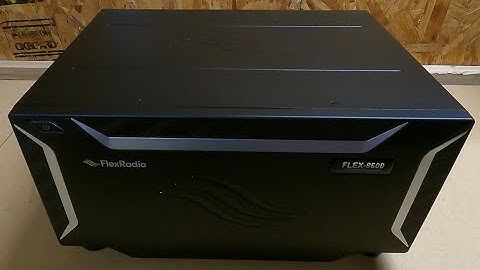 Unboxing the new Flex 8600 Signature Series SDR Transceiver!