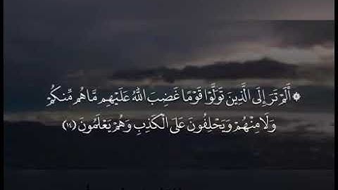 تلاوة هادئة من سورة المجادلة أبو صهيب