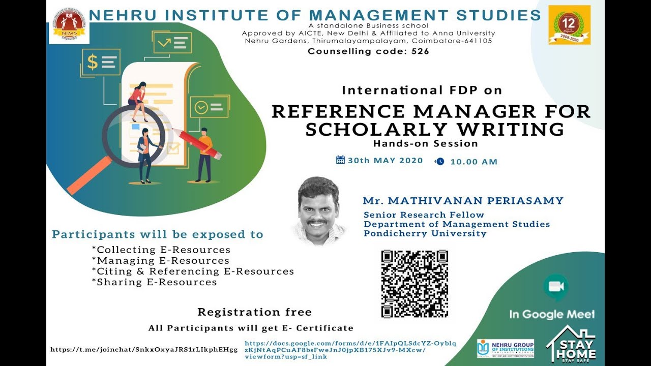 Reference Manager for Scholarly Writing YouTube