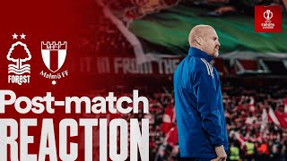 Sean Dyche Reacts To Nottingham Forest 3-0 Malmö