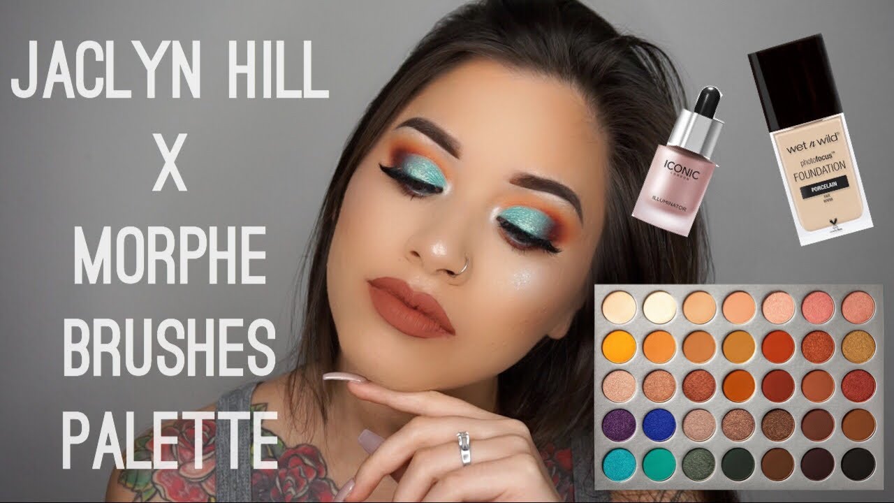 Jaclyn Hill X Morphe Brushes Palette Makeup Tutorial MAKEUPBYNGOC