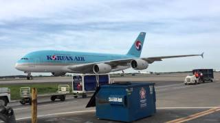 Korean Airlines taxing by in Atlanta
While I was touring the ramp in Atlanta this beast had just landed and the supervisor said lets go catch it! Then we followed it over to concourse E. Korean Airlines taxing by in Atlanta