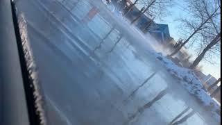 прорвало теплотрассу в Тольятти кипяток залил улицы в -20