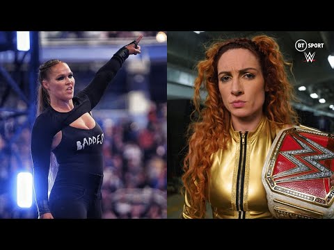 Becky Lynch reacts to Ronda Rousey winning the WWE Royal Rumble! 👀