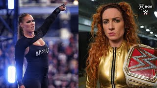 Becky Lynch reacts to Ronda Rousey winning the WWE Royal Rumble! 👀