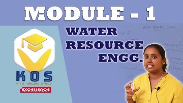 KTU WRE | WATER RESOURSES ENGINEERING - S5 CIVIL- MODULE 1 - KTU ONLINE STUDY APP