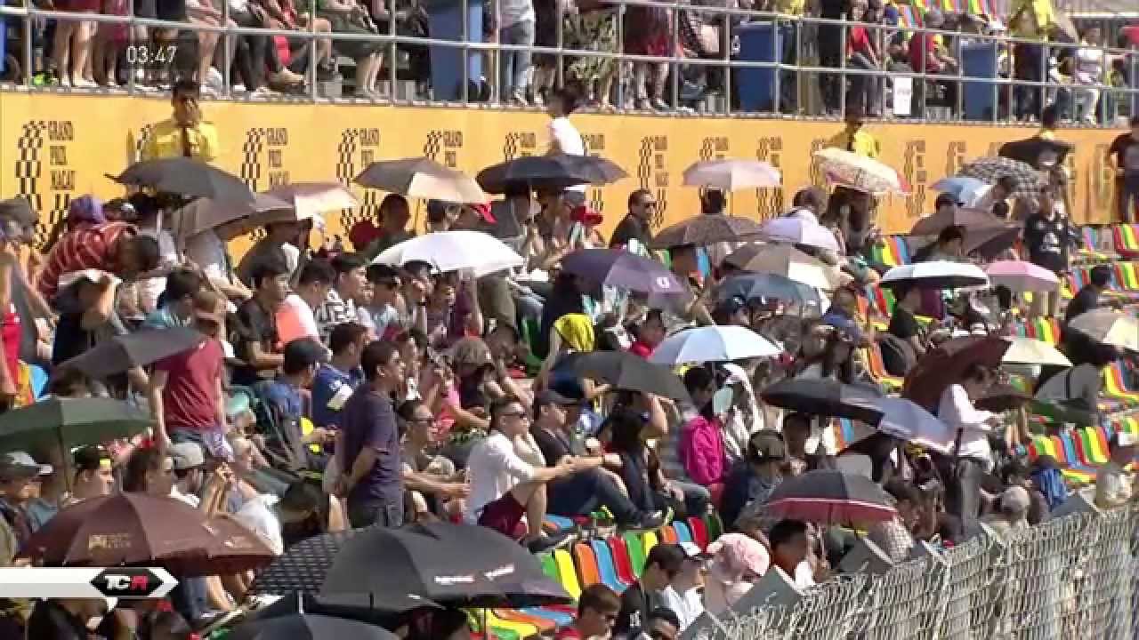 crashes on air 2015 Macau, TCR round 22 in full length