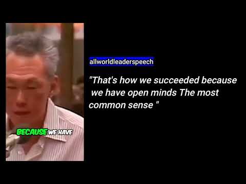 Lee Kuan Yew Reveal The Success of Singapore , Open Mind and Analytical Decision Making