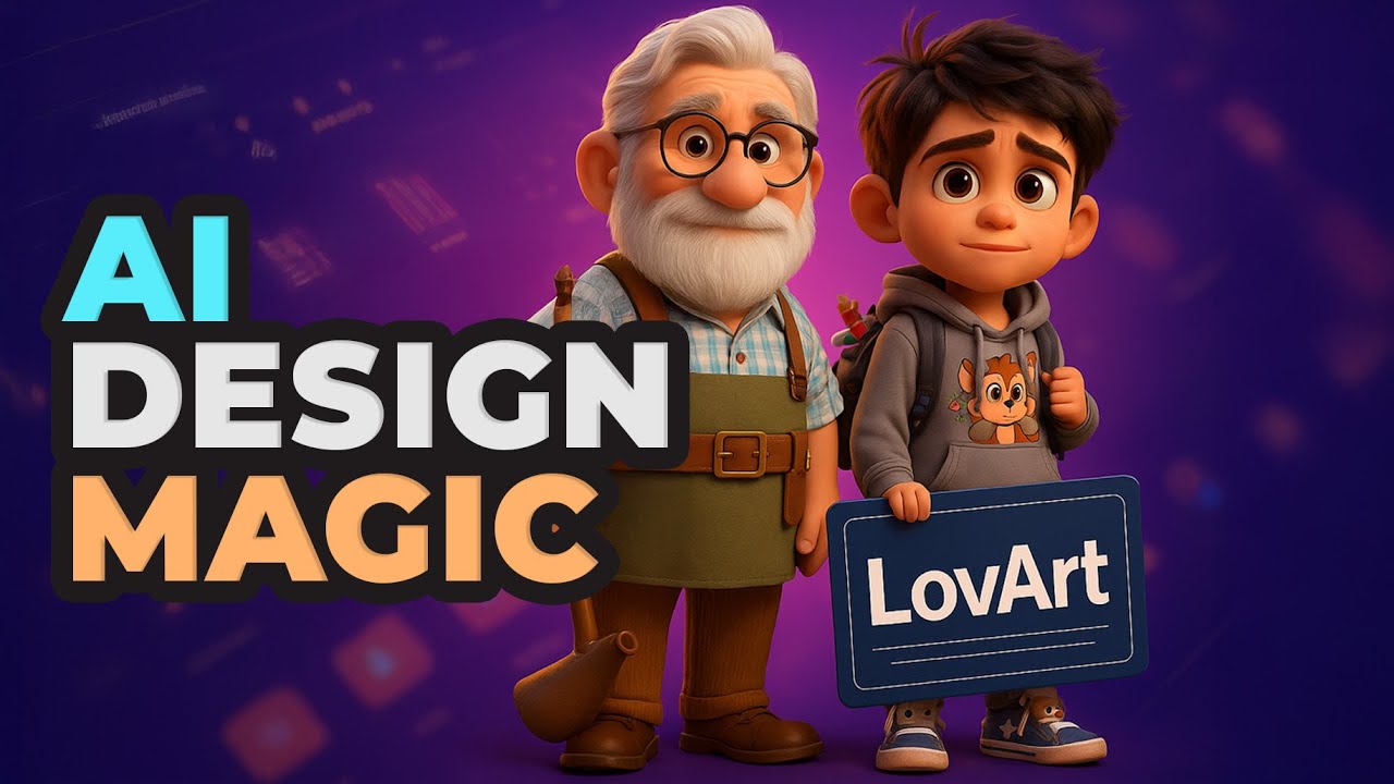 How I Made Animated Pixar Characters in Minutes! Lovart AI Tutorial
